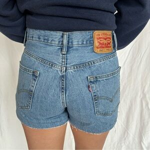 Levi's Blue Jean Shorts for Women
